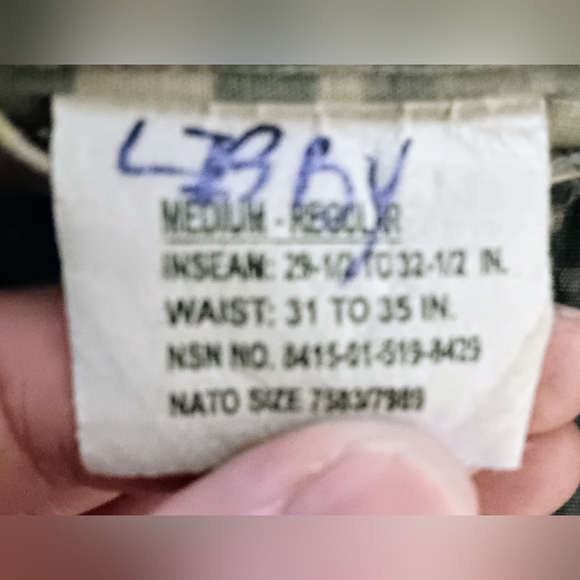 US Army ISSUED  ACU Digital Camo Pants Combat Medium Regular - Picture 6 of 12